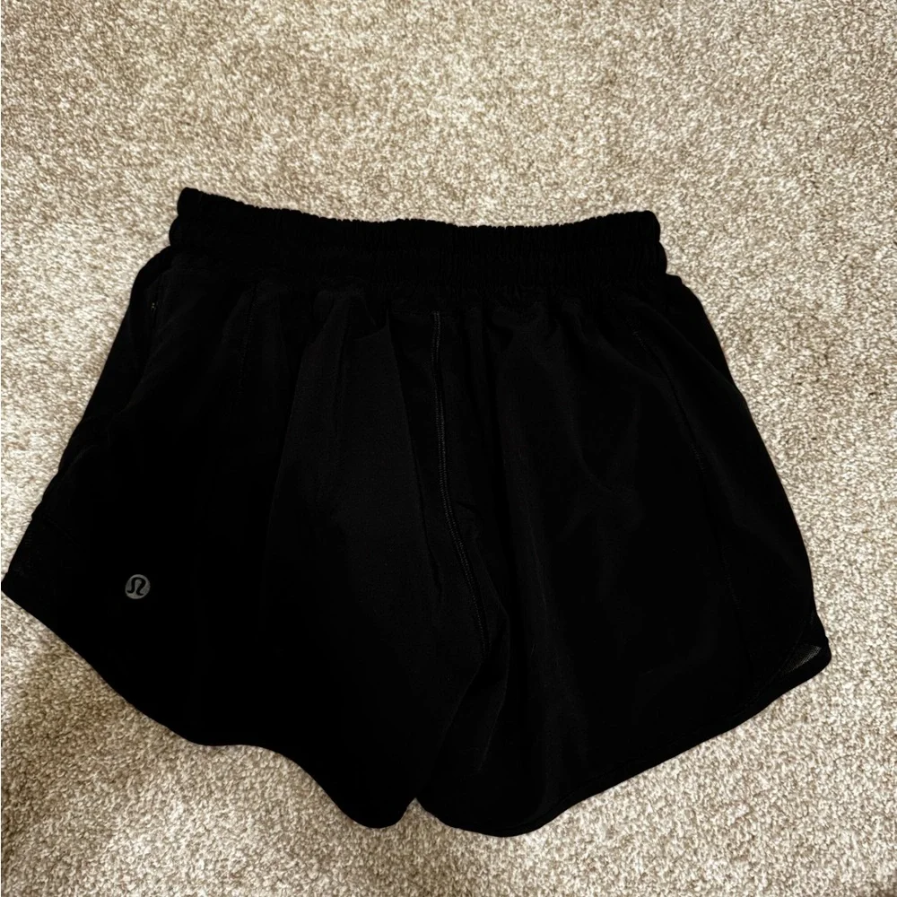 Lululemon Athletica Black Performance Athletic Shorts - Picture 2 of 3